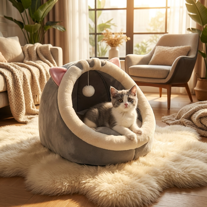 SNUGORA™ – Przytulna jaskinia dla kota