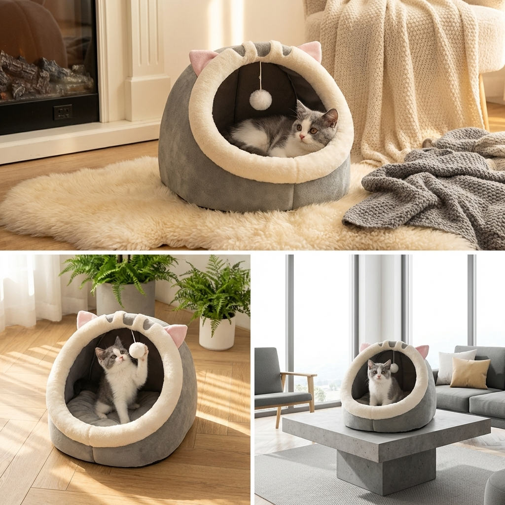 SNUGORA™ – Przytulna jaskinia dla kota