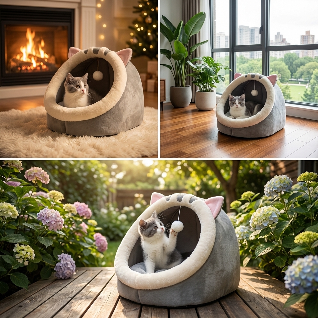 SNUGORA™ – Przytulna jaskinia dla kota